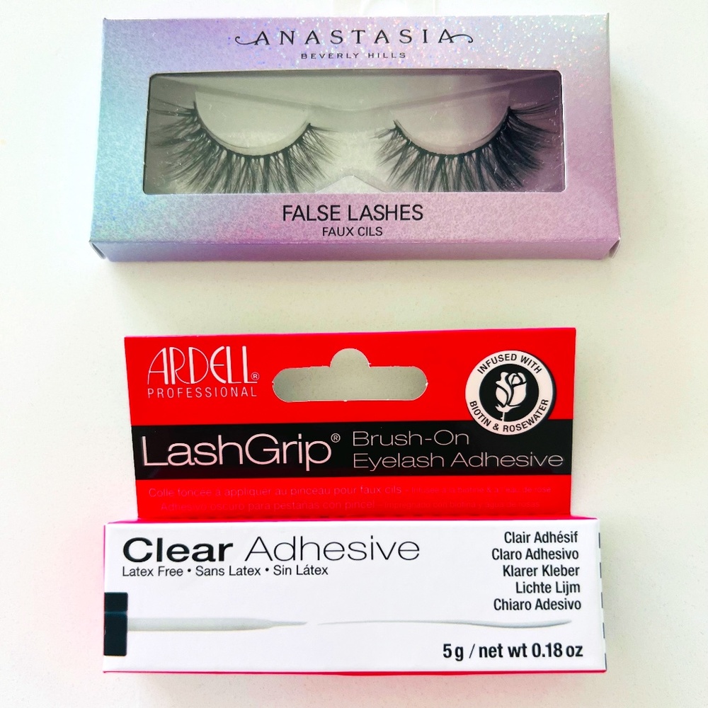 ANASTASIA BEVERLY HILLS False Eyelashes - DREAMY and Ardell Lash Grip Glue
